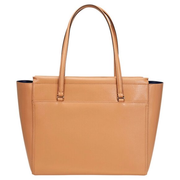 *NWT* TORY BURCH | Parker Large Tote | Cardamom/Royal Navy - Picture 2 of 14